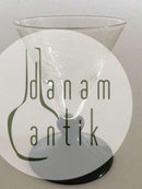 "Jane" Sortfods Likørglas med drueslibning fra Holmegaard