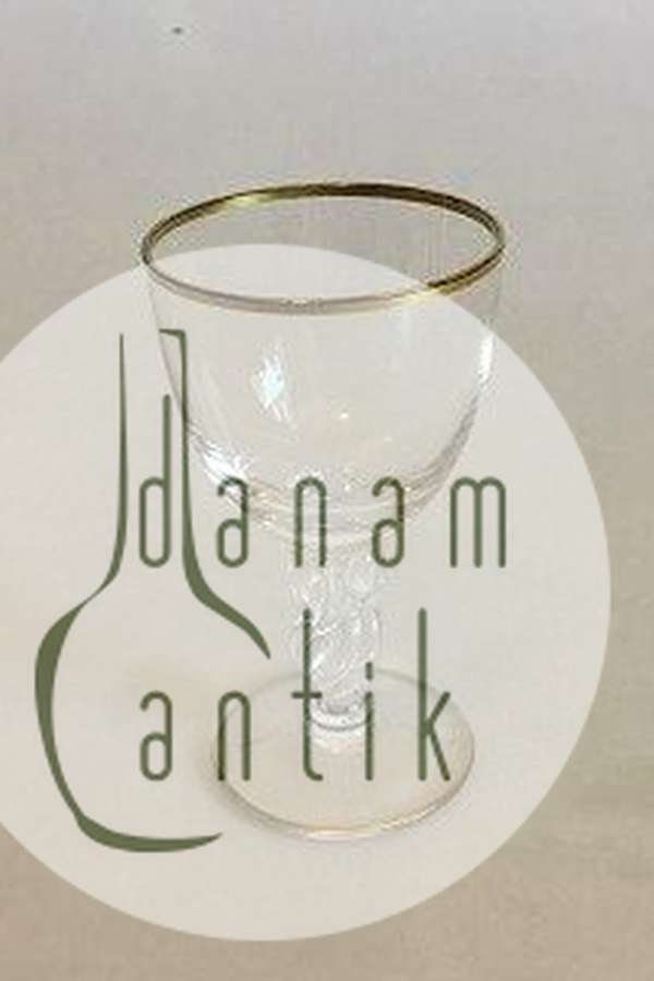 Lyngby Glashütte Måge Portwinsglas u/slibning