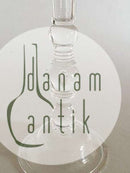 Steuben Glas Baluster Dråbe Lysestage