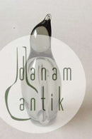 Holmegaard Zoo Pingvin i røgfarvet glas.