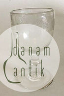 Conradsminde Vinglas med Egeløv. Fra ca. 1840