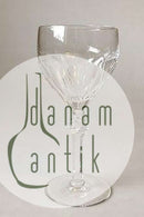 Val St. Lambert style White Wine Glass