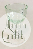 Holmegaard Derby Weißweinglas mit grüner Tasse