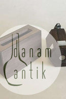 Hans Hansen Palisander og Sterling Sølv Tændstiksboks og Lighter