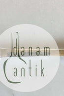 Mogens Ballin Sølv Ske prydet med blå sten