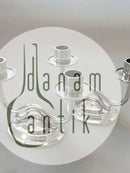 Hans Hansen Par Sterling Sølv Stager designet af Karl Gustav Hansen No 377