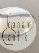 Evald Nielsen Sterling Silber Glas Untersetzer