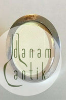 Evald Nielsen Small Picture Frame of Silver. Hammered with faceted glass