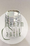 F Hingelberg Sterling Sølv Tøndeformet Peberbøsse