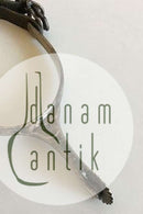 Stirrup with Spur of silver and leather strap.