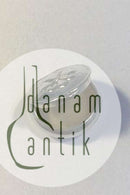 Hanne Emilie Winther Silberne Pillendose Französisches Lilienmotiv