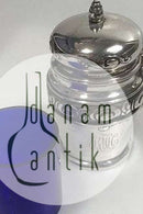 J Holm Sølv Sennepskrukke