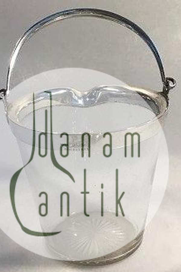 Engelsk Isspand med Sterling Sølvbesætning