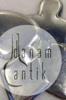 Sterling Sølv Nipse skål  Sæt på 4 (Spillekort symboler)