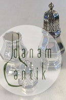 Engelsk Sterling Sølv Salt/Peber bøsser