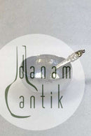 Sterling Sølv Saltkar med Sølv Saltske