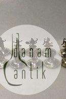 Bordkortholdere  Sterling Sølv Sæt 10 Stk.