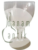 "Amager / Twist " Rødvinsglas. Kastrup Glasværk / Holmegaard