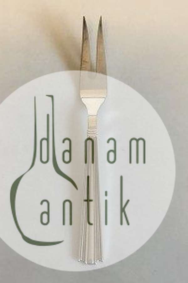 Margit Kronen sølvplet Kødgaffel