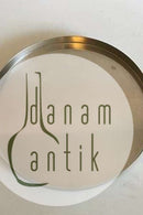 Stelton Cylinda-line Rund Serveringsbakke i rustfrit stål