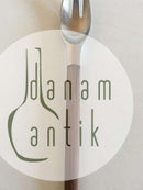 Jens Quistgaard IHQ Dansk Stål og Bambus Gaffel Toke