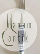 Blå Bjørn Wiinblad Siena for Rosenthal Spisegaffel Porcelæn og Stål