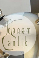 Coffee set in Silver Plater and round Art Nouveau packet in Nickel Silver with grape decoration. Coffee pot, Sugar Bowl and Creamer.