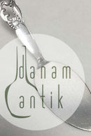 突破。银盘蛋糕盘 哥本哈根勺子工厂