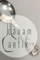 Durchbrochene Arbeit. Versilberter Zuckerlöffel Kopenhagener Löffelfabrik.