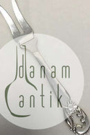 Gennembrudt. Sølvplet Kødgaffel Københavns Ske-Fabrik