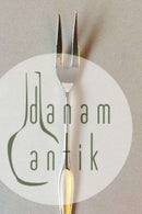 Kongelys Frigast/Gense sølvplet Kødgaffel