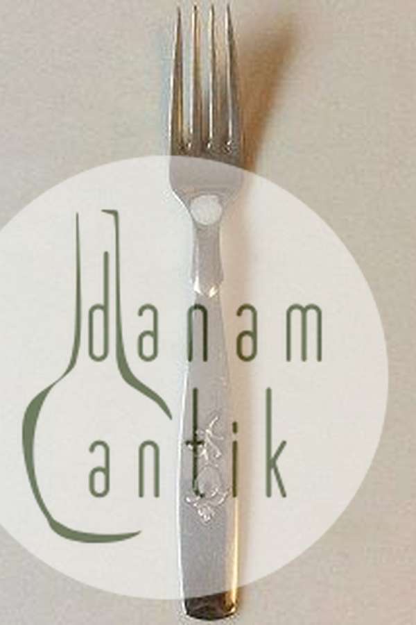 Klokkeblomst ABSA silver plate Lunch Fork Københavns Ske-Fabrik