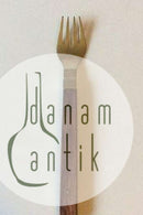 Almue Cohr黄铜和木材，餐叉