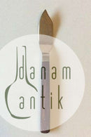 Almue Cohr黄铜和木头，钓鱼刀