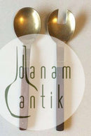 Almue Cohr Messing og Træ, Salatsæt