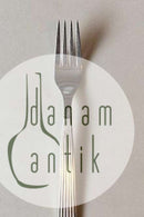 Diplomat Essgabel aus Silberblech A.P. Berg