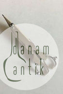 Engelsk Saks i Sølvplet til starinlys fra 1880-1890 af Gilbert