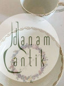 1790-1810年皇家哥本哈根古董杯和碟子的铭文