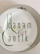 Antik Royal Copenhagen Tallerken med Blomsterdekoration 1790-1810