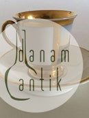 Royal Copenhagen Empire Kop med motiv af Frederiksborg Slot af Christian Klein fra 1820-1850