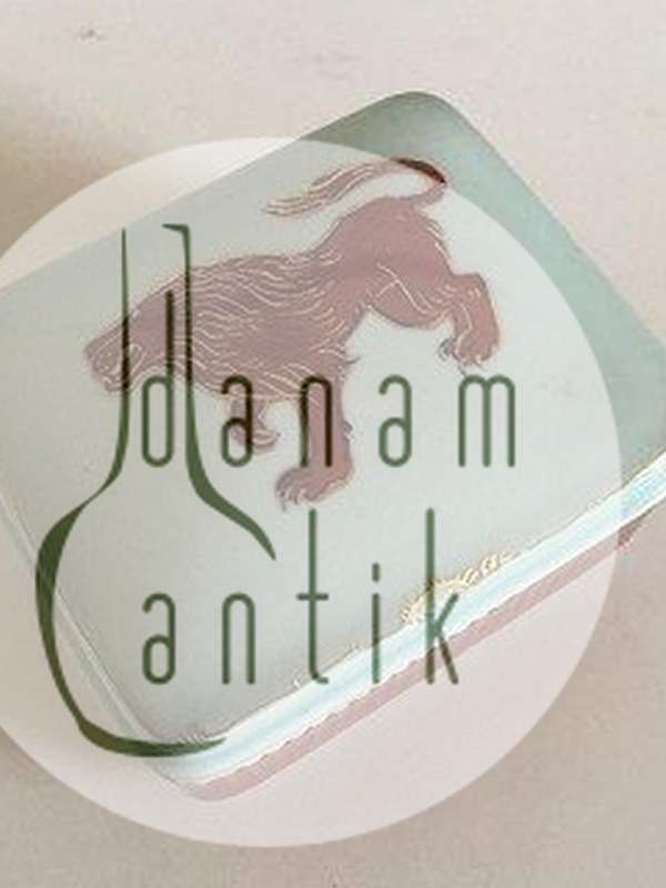 Royal Copenhagen Box in Porcelain with Unique Lid by Thorkild Olsen