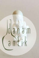 Royal Copenhagen Blanc de Chine Figurine of Baby with flowers