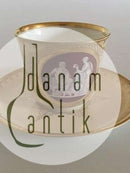 Royal Copenhagen Tidlig Kop og Underkop med Thorvaldsen motiv fra 1860-1880