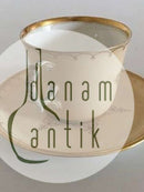 Royal Copenhagen Tidlig Kop og Underkop med Thorvaldsen motiv fra 1860-1880