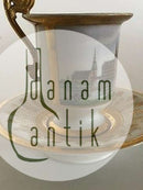 Royal Copenhagen Empire Løve Kop med motiv af Frederiksborg Slot fra 1820-1850