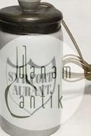 Royal Copenhagen Apothekergefäß, das in eine Lampe umgewandelt wurde.