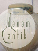 Royal Copenhagen Kristallglasurvase mit Deckel von Valdemar Engelhardt Nr. K237