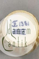 Royal Copenhagen Ludvigsen Vase Nr. 1381 mit gelblicher Kristallglasur