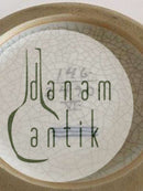 Royal Copenhagen Krakele Vase med Guld No 146/2490