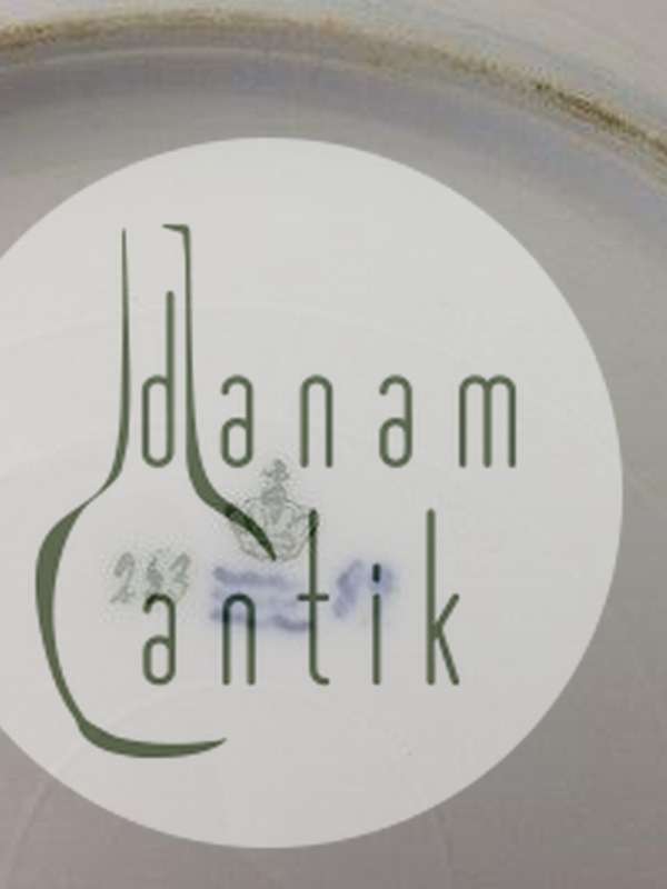 Royal Copenhagen Art Nouveau Motiv tallerken med Iris No 253